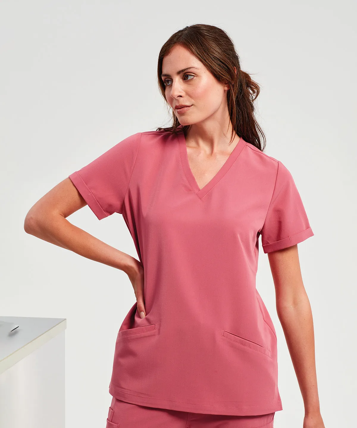 Womens Invincible Onna-stretch tunic | Ceil Blue