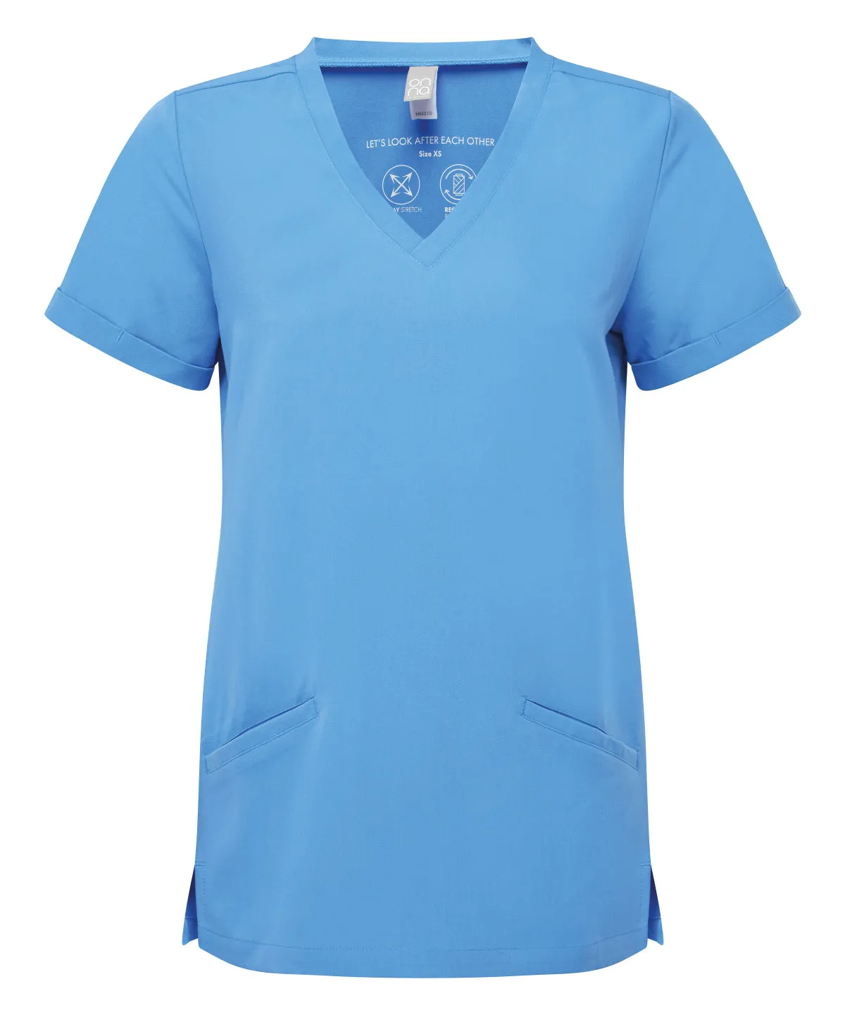 Womens Invincible Onna-stretch tunic | Ceil Blue