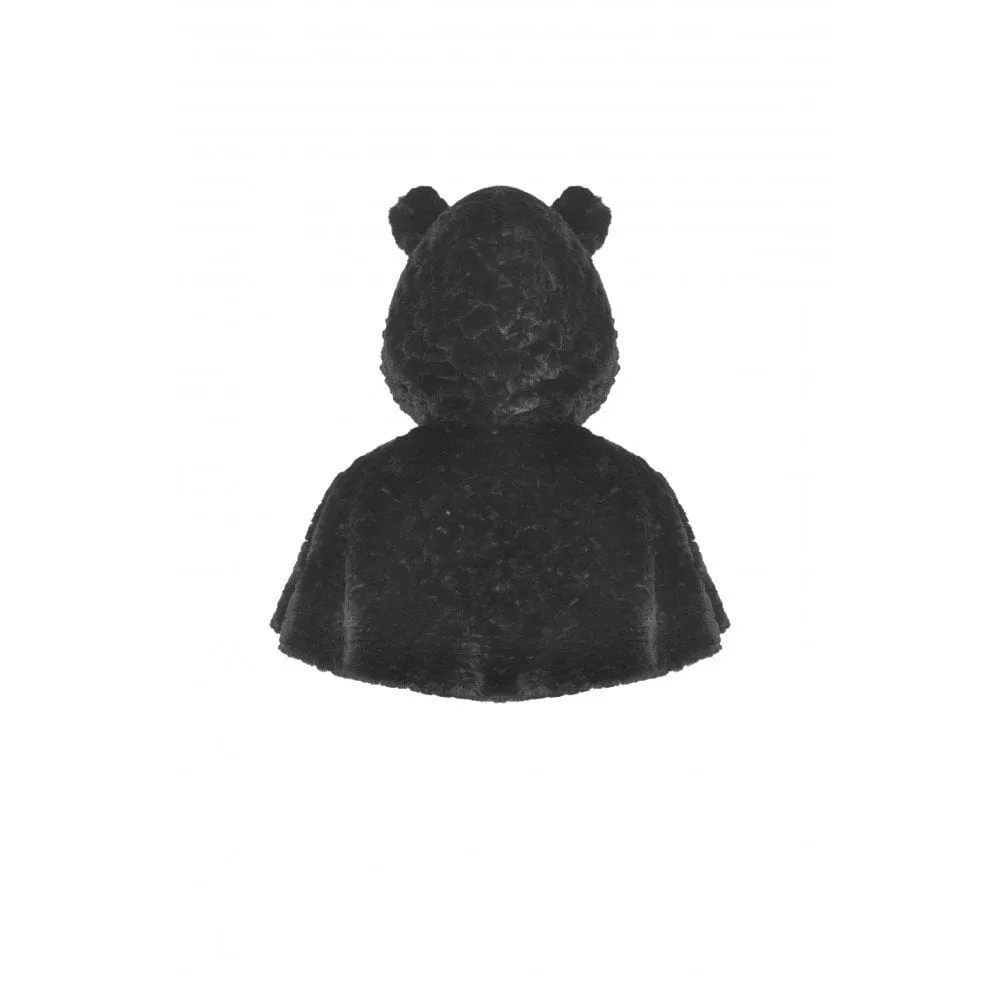 Women's Lolita Bear Fluffy Winter Cape