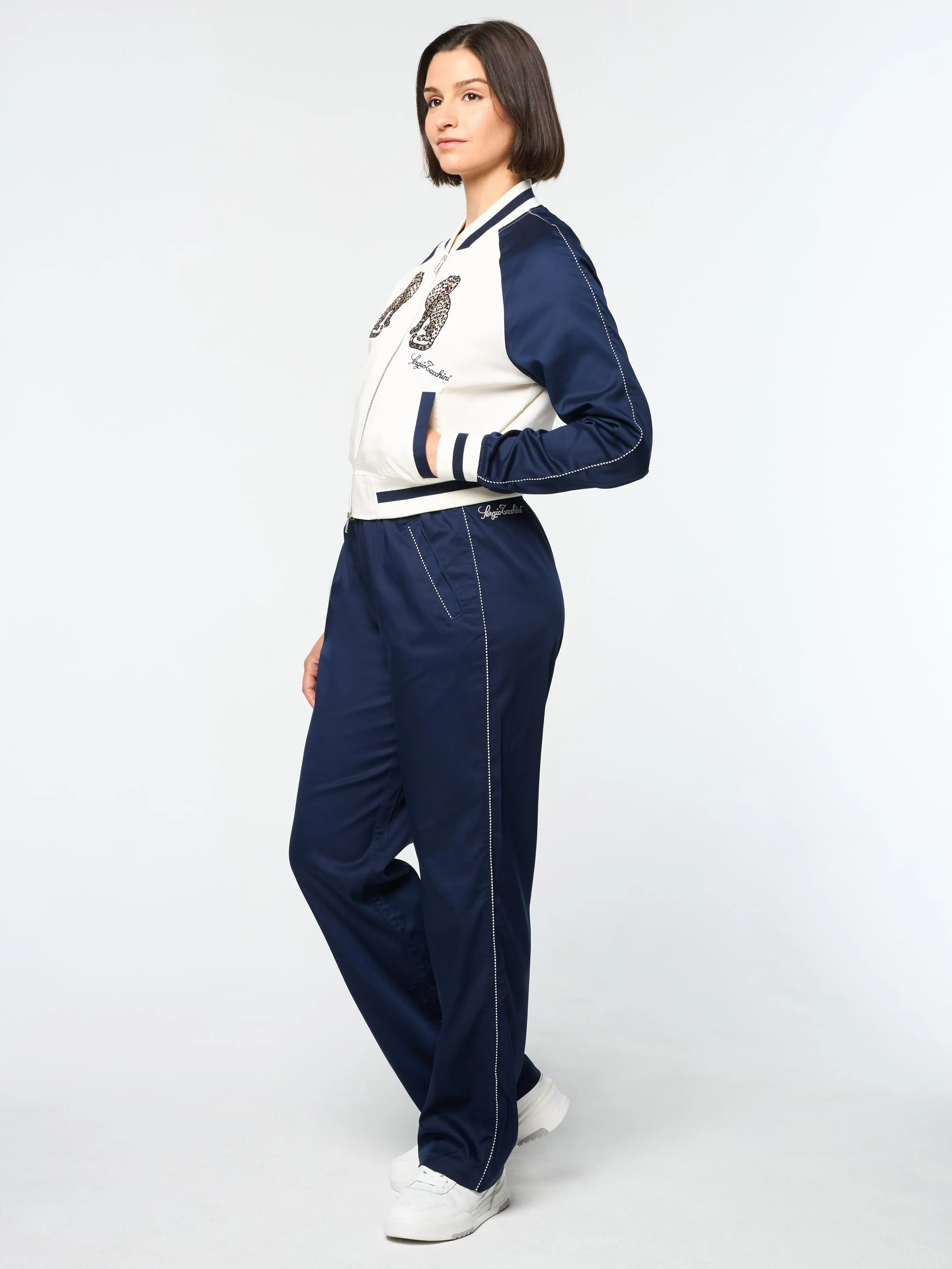 Women's Suveniri Track Jacket- Maritime Blue