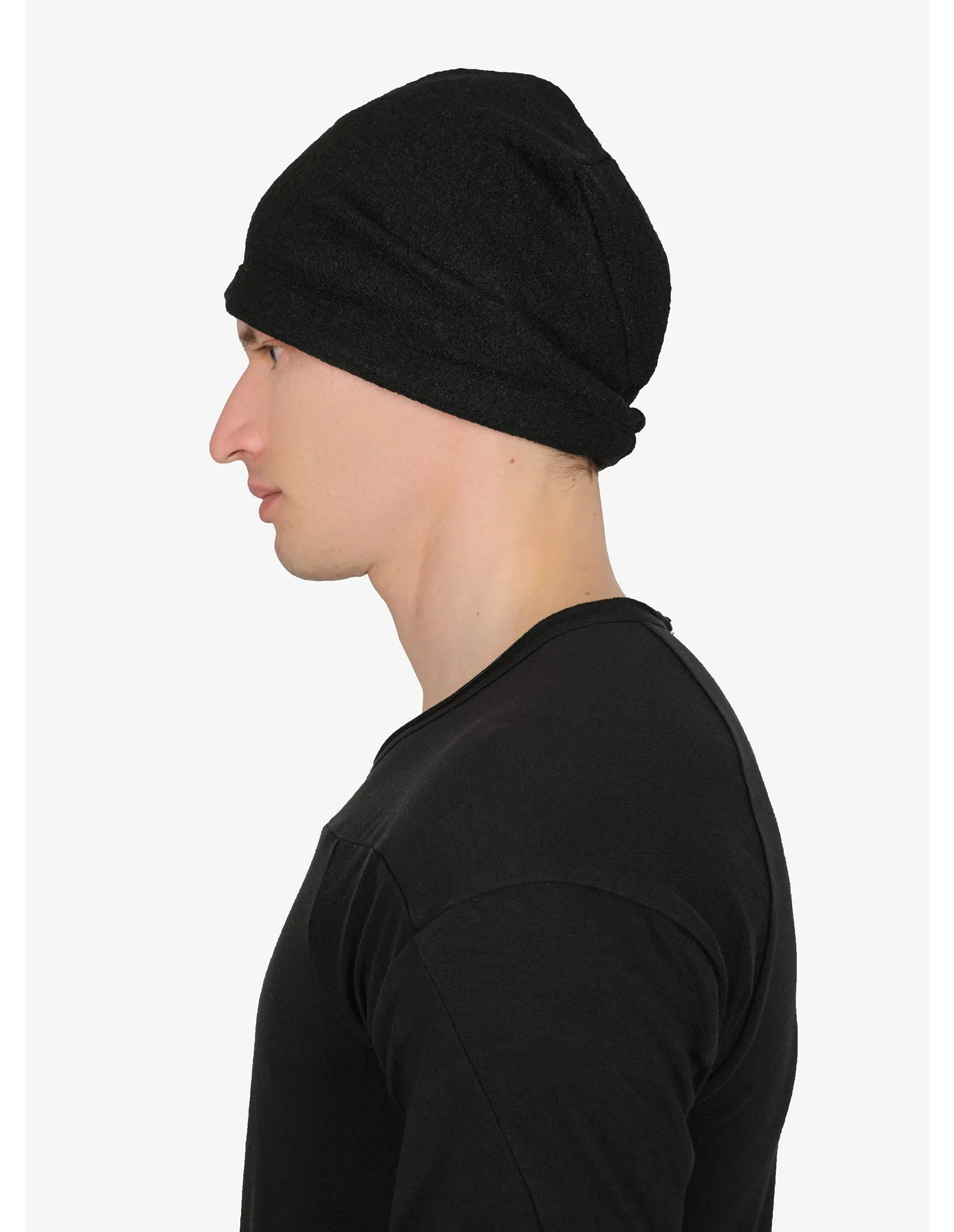 Wool-Blend Beanie Hat