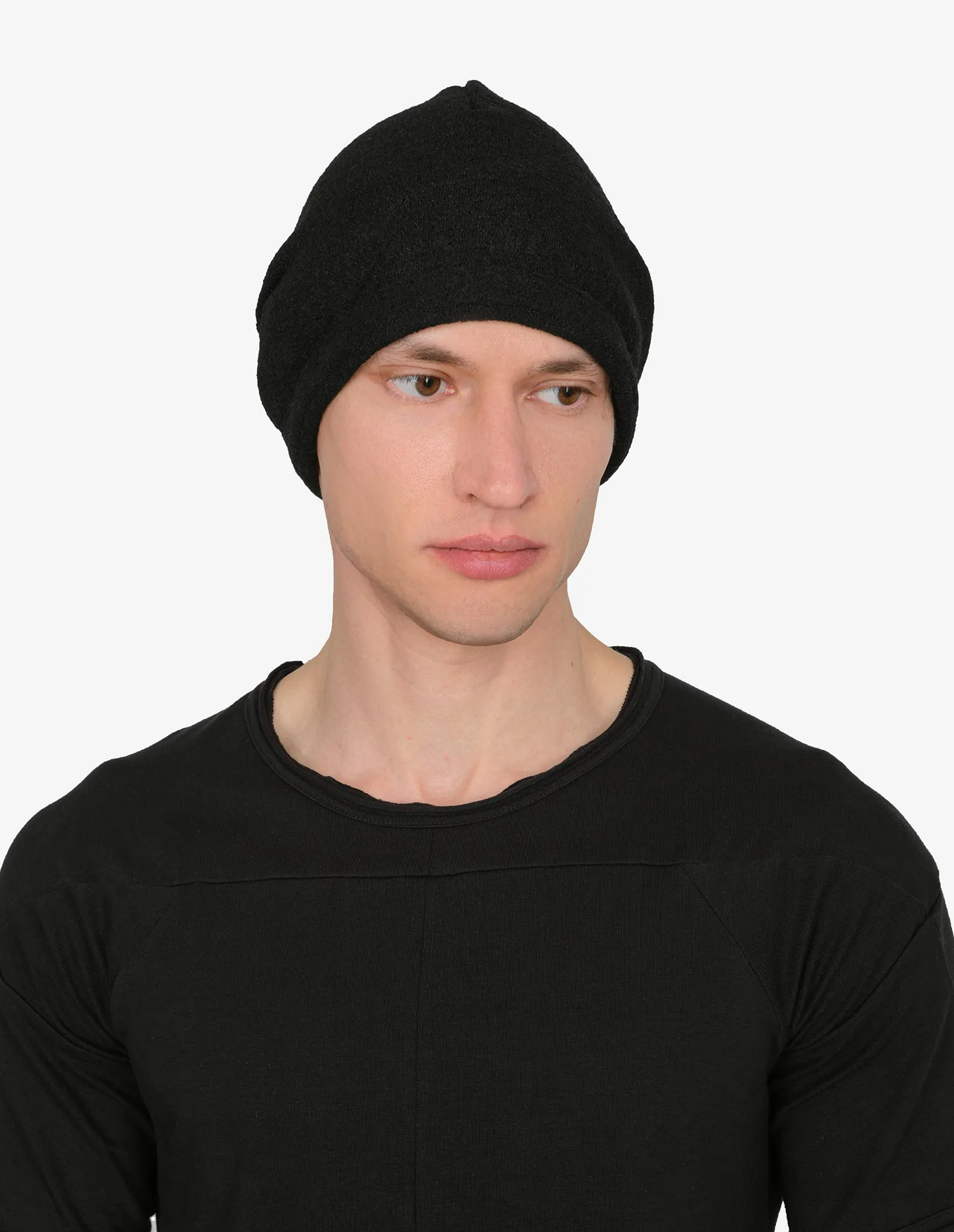 Wool-Blend Beanie Hat