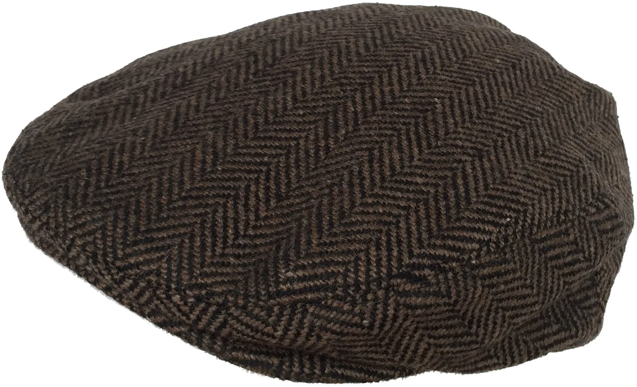 Wool Blend Herringbone Winter Ivy Newsboy Cap