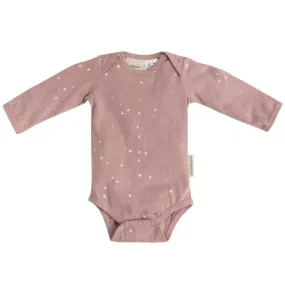 Woolbabe Long Sleeve Bodysuit - Dusk Stars